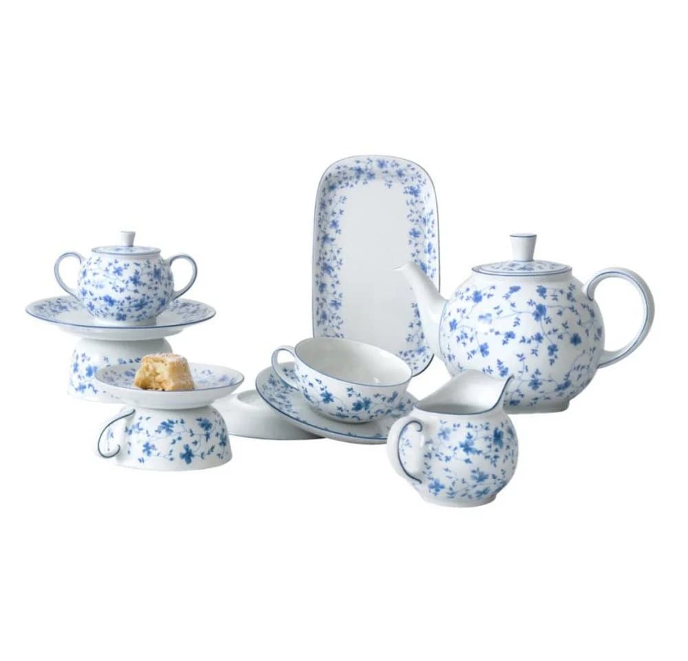 Rosenthal Frühstücksteller Blaublüten Form 1382