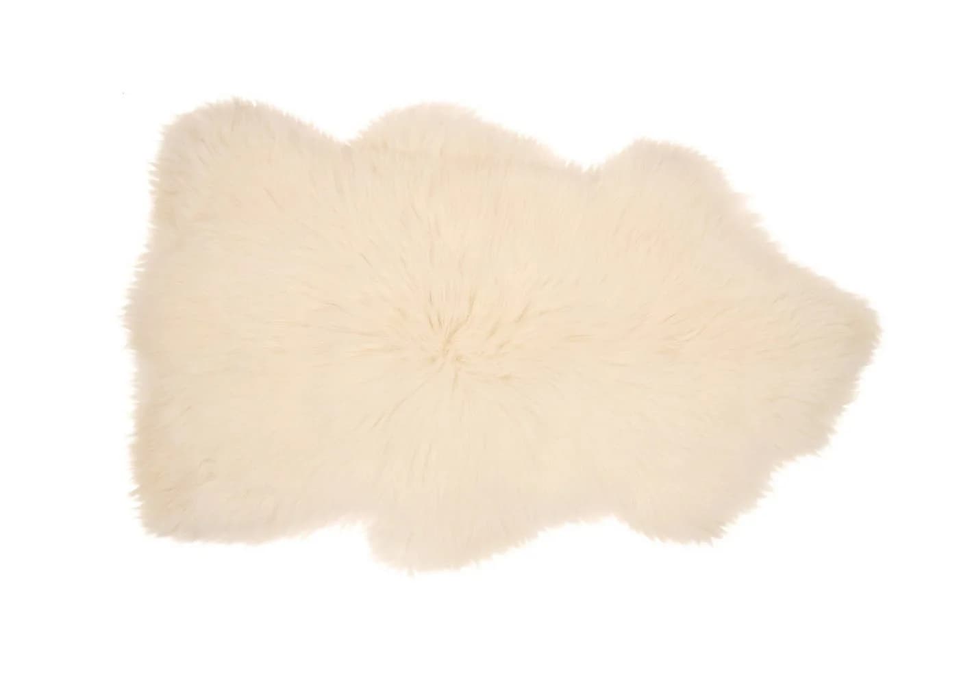Kaiser Fellteppich Dekorations-Lammfell Natural White 100% Schaffell