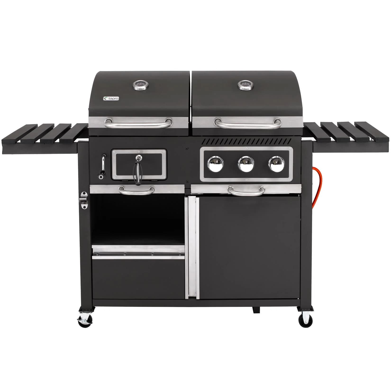 Tepro Kohle-Gas-Kombigrill Toronto 3 Brenner Edelstahl