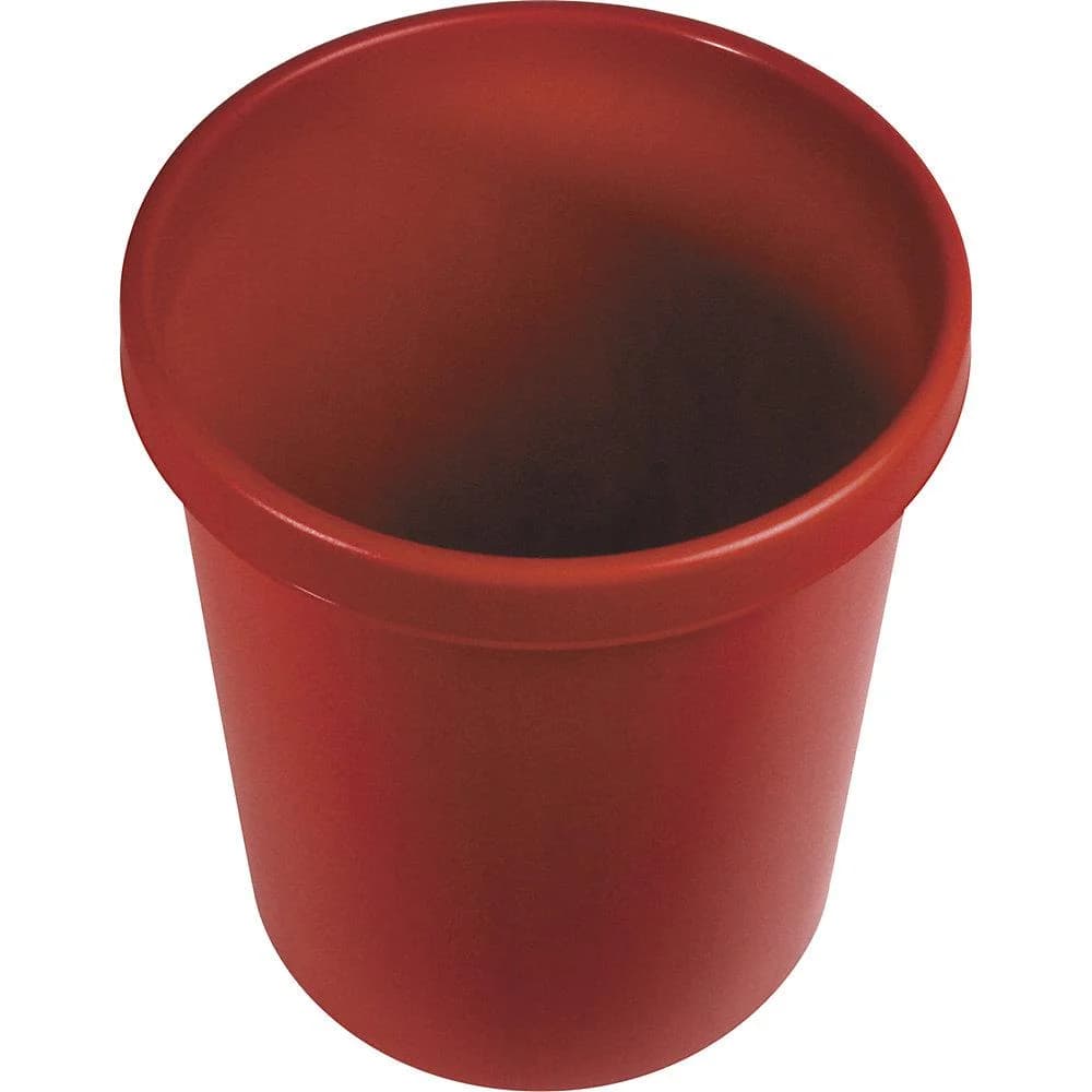 Papierkorb 30l Kunststoff Rot Helit