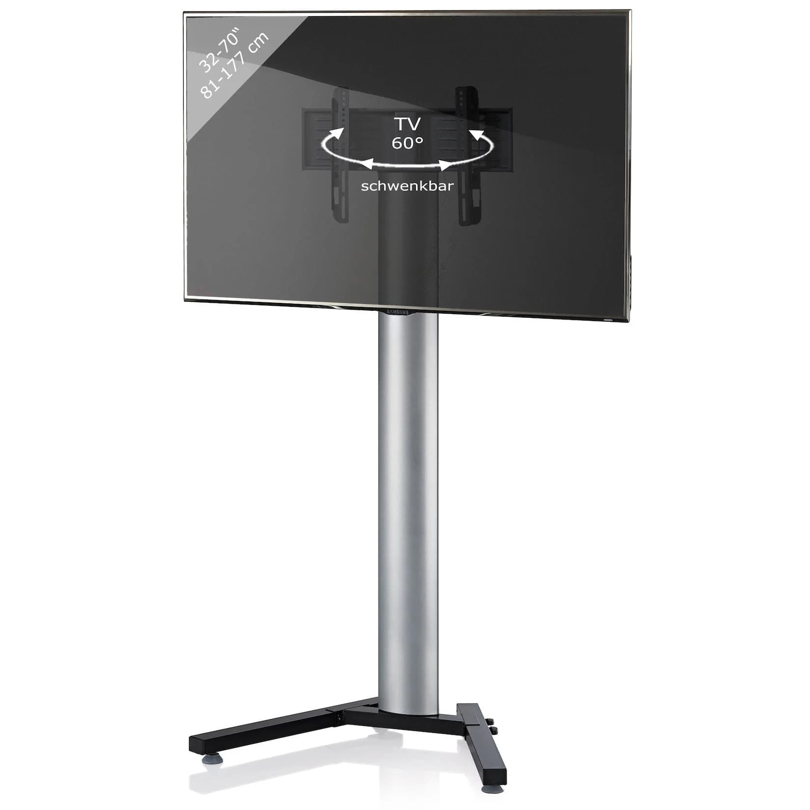 VCM TV Standfuß 26-70 Zoll bis 30 kg VESA bis max. 600x400