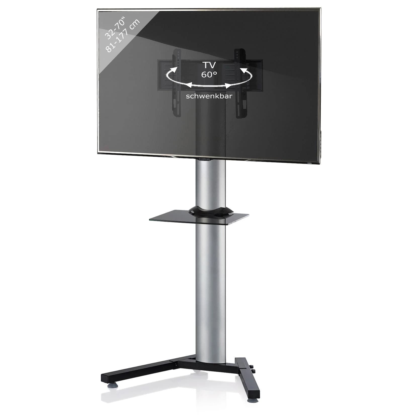 VCM TV Standfuß mit Zwischenboden 26-70 Zoll VESA bis max. 600x400
