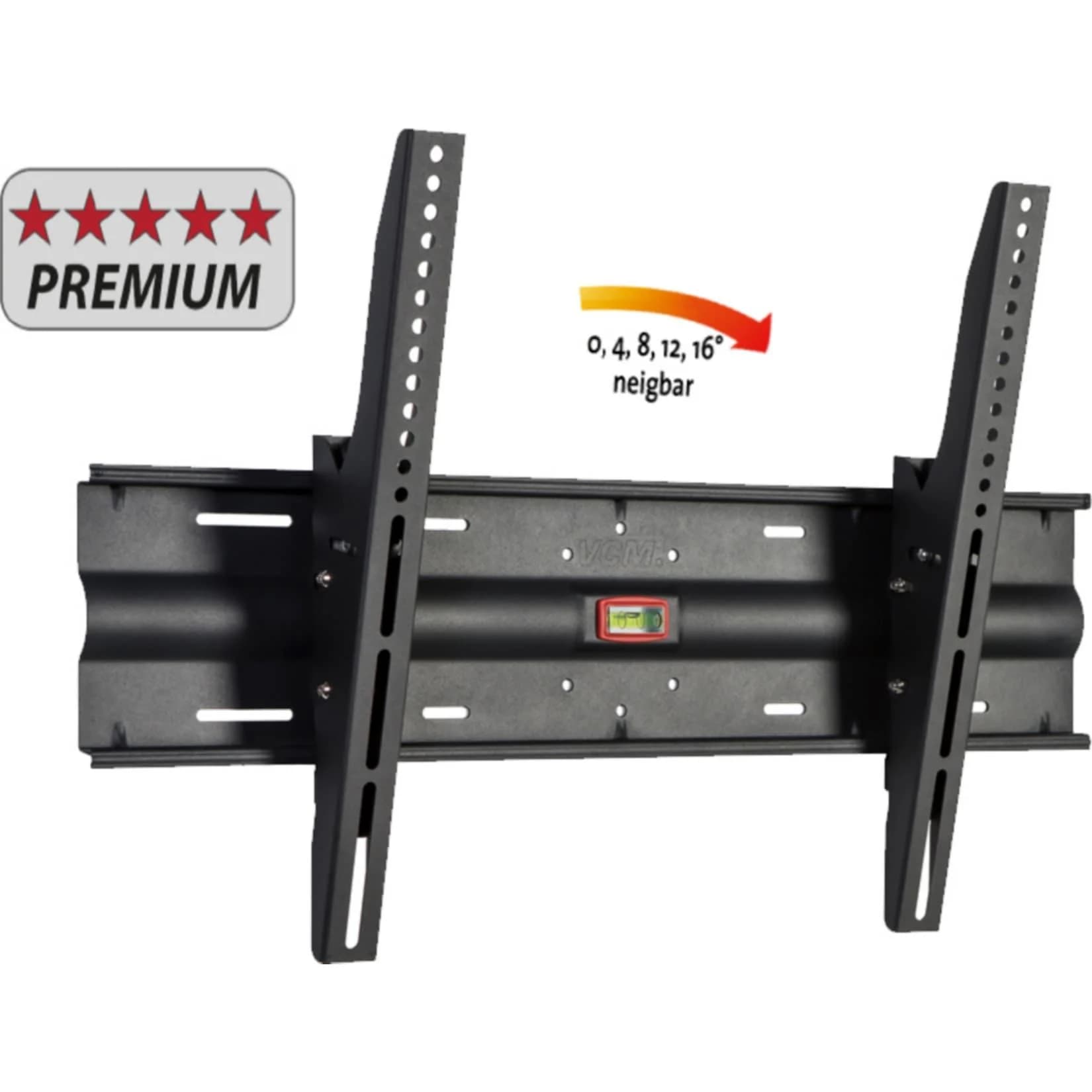 VCM TV-Wandhalterung WN120 Schwarz neigbar bis 70 Zoll