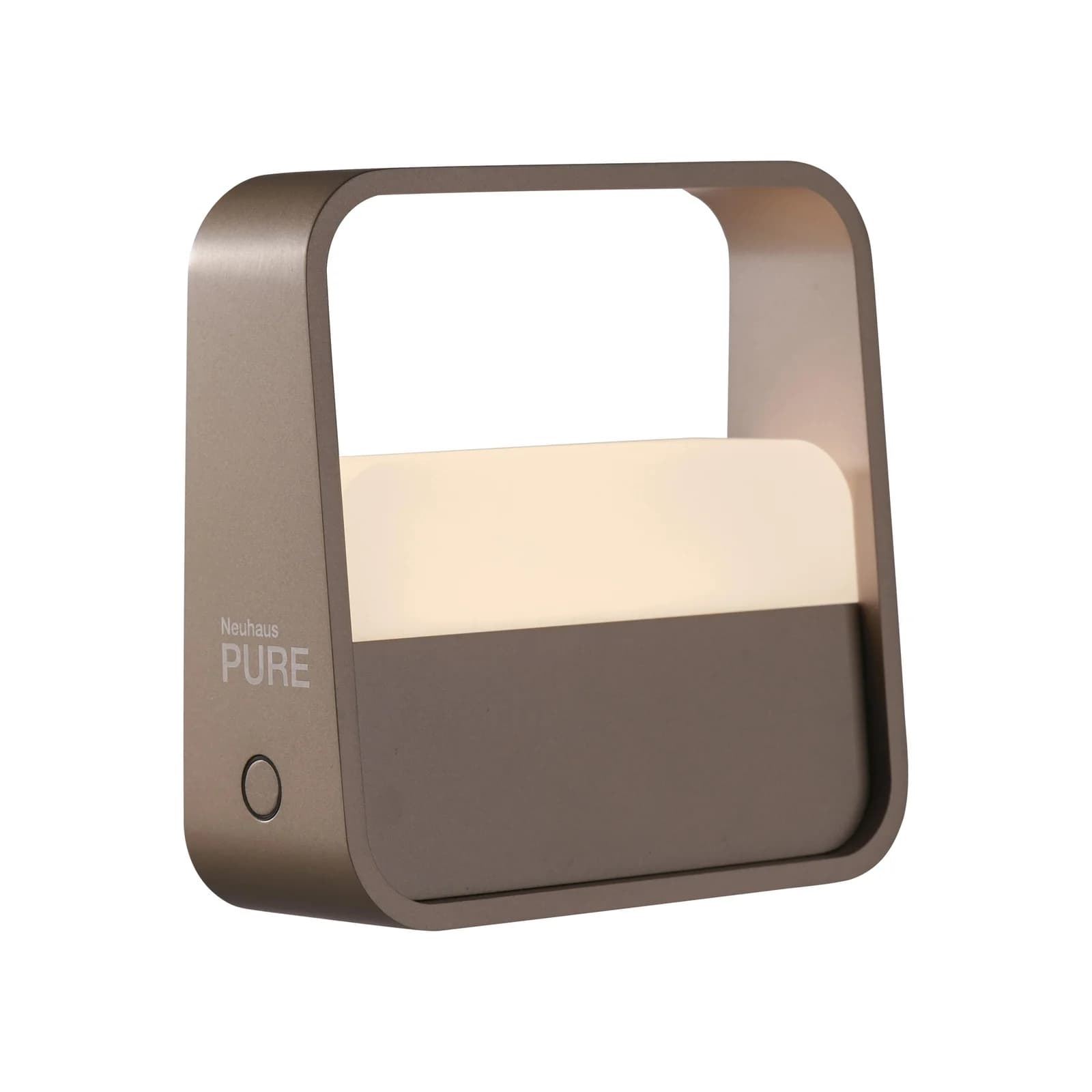 PURE Go LED-Akku-Tischleuchte Bronze Aluminium