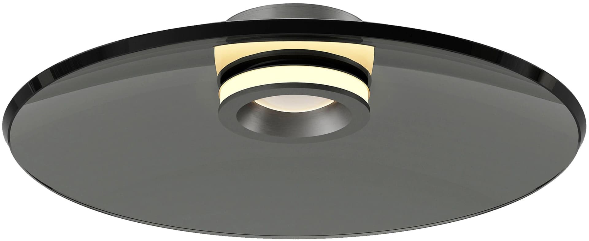 NEUHAUS PURE Moon LED Deckenleuchte Platin Rauchglas