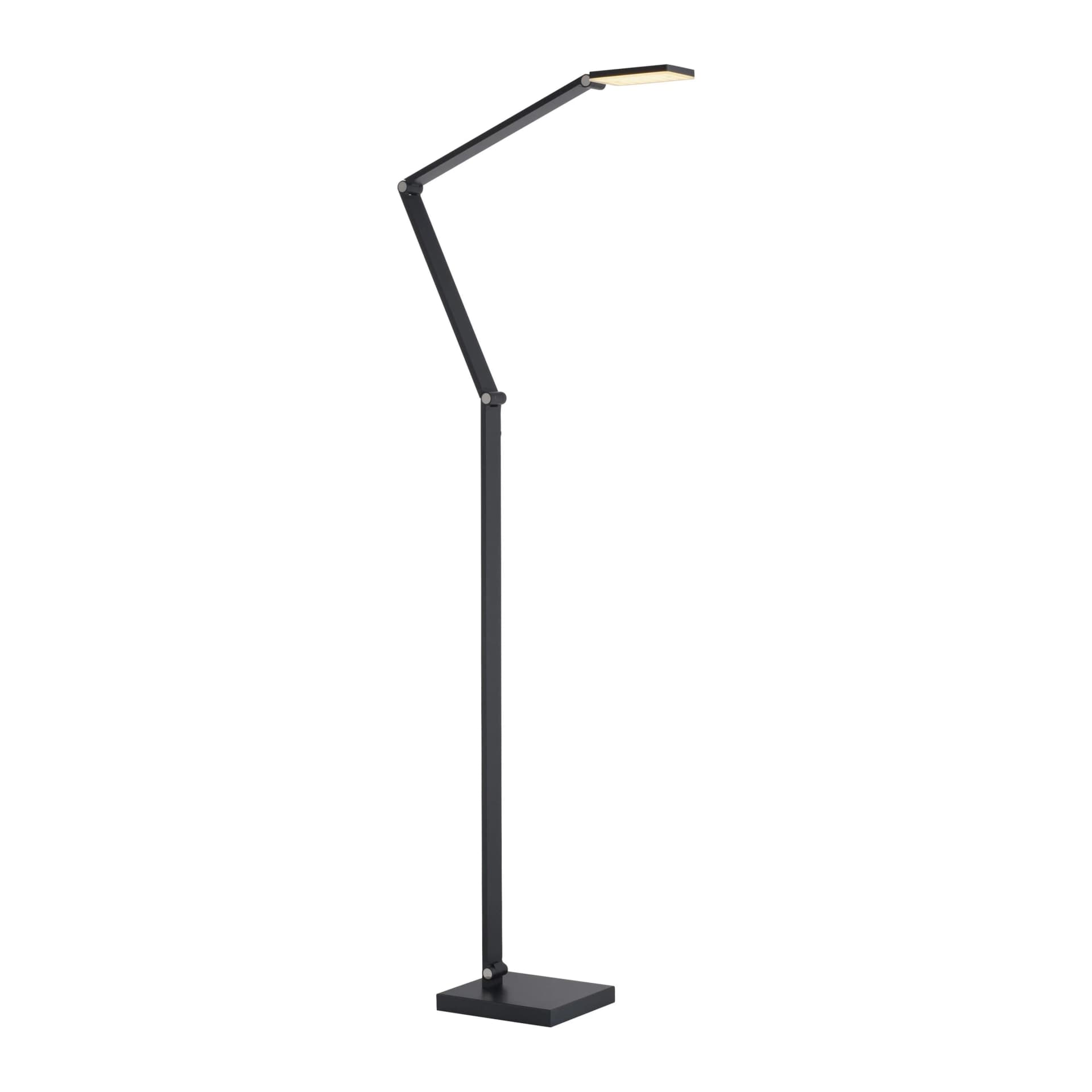 PAUL NEUHAUS LED Stehlampe SAMSKY Grau Höhenverstellbar