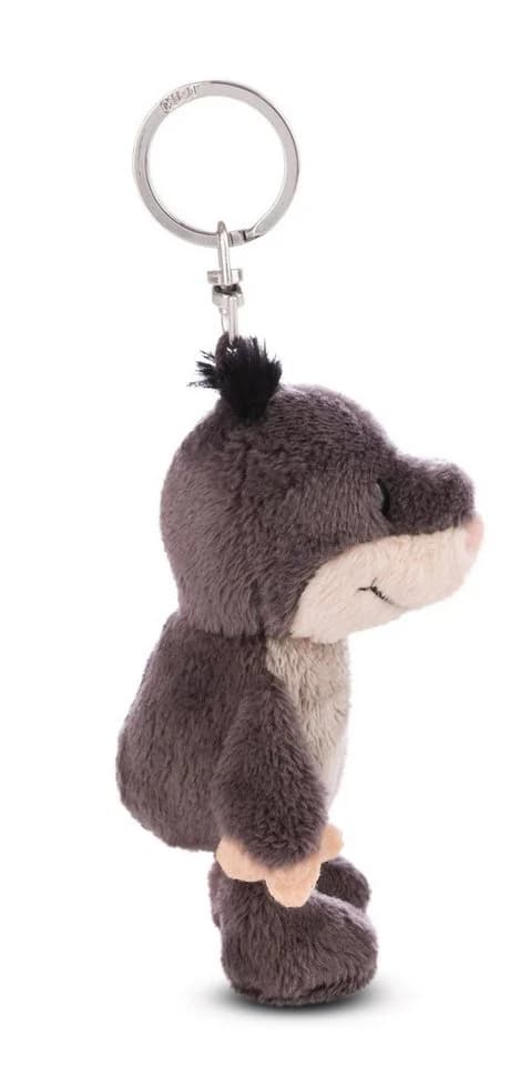 Nici Schlüsselanhänger Maulwurf 10 cm Plüsch Grau