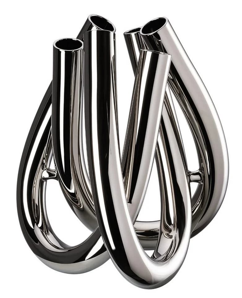 Rosenthal Dekovase Triu Silber Vase 22 cm