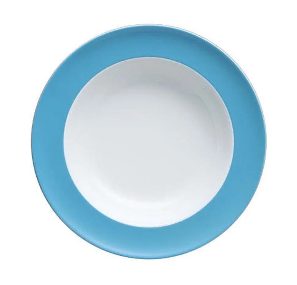 Thomas Suppenteller 23 cm Sunny Day Waterblue Blau Porzellan