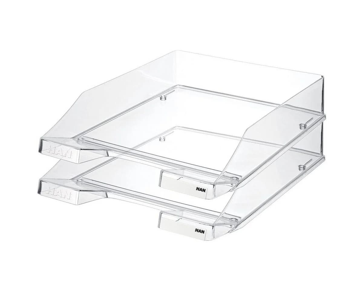 HAN Briefablage 1026 Transparent Beige mit Beschriftungsfläche