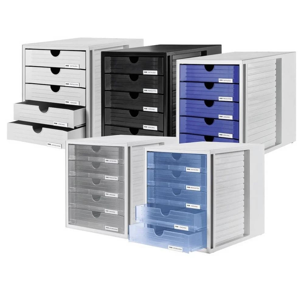 HAN Schubladenbox SYSTEMBOX 5 Fächer Bürobox