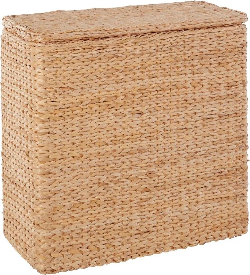 Wäschesortierer LOCKER, beige (natur), Binsengeflecht, Wäschesammler, geflochtene Binse, Höhe 64 cm