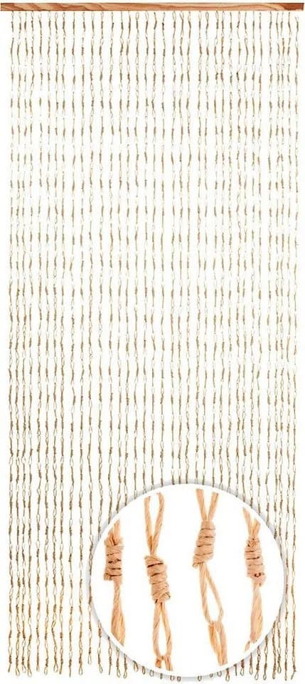 LOCKER Türvorhang CIRCLES Beige Papier Insektenschutz