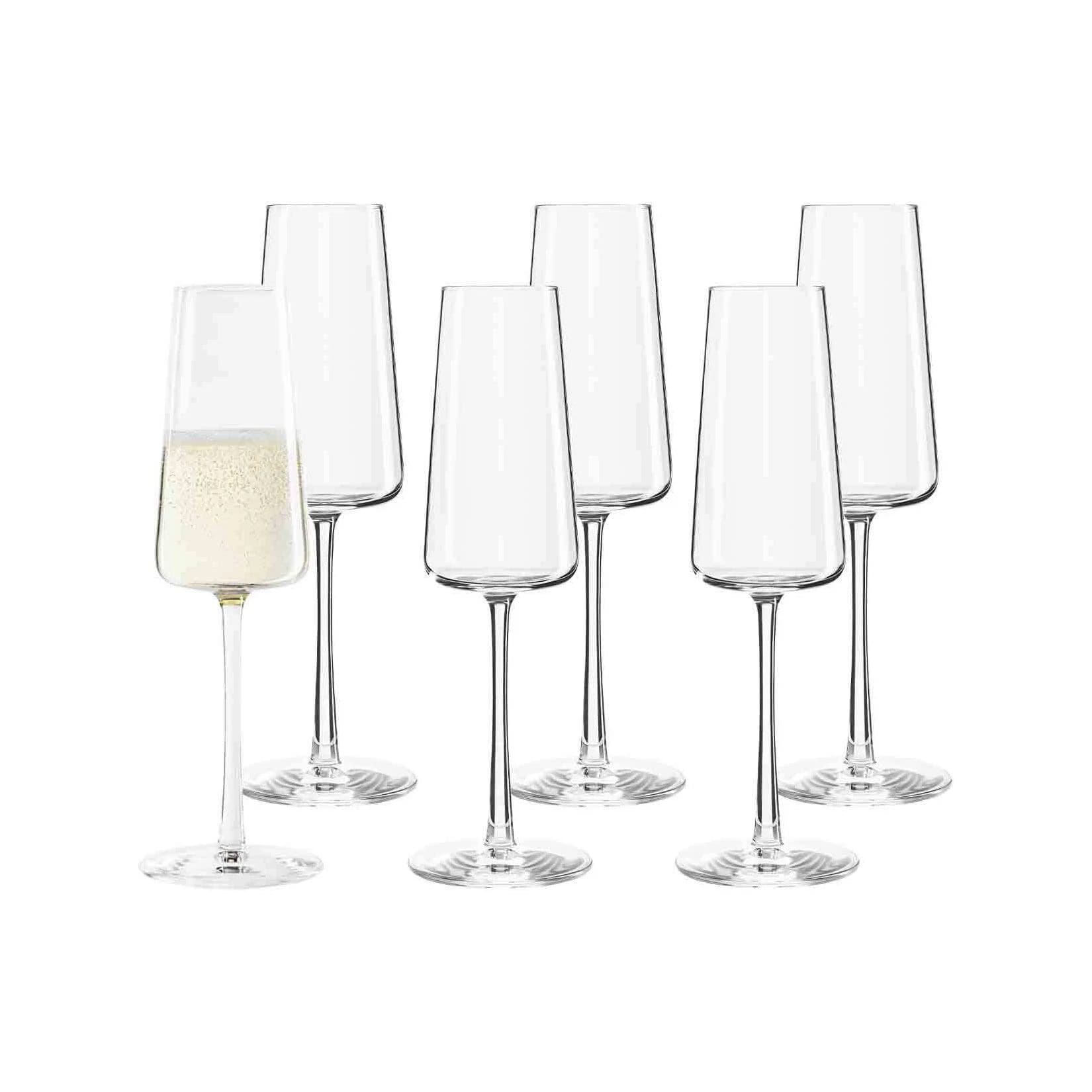 Stölzle Lausitz Champagnergläser Power 240 ml 6er Set transparent