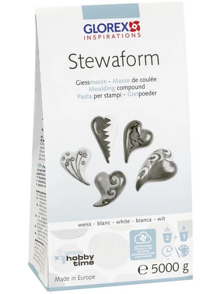 Glorex Stewaform Giessmasse 5 kg Weiß