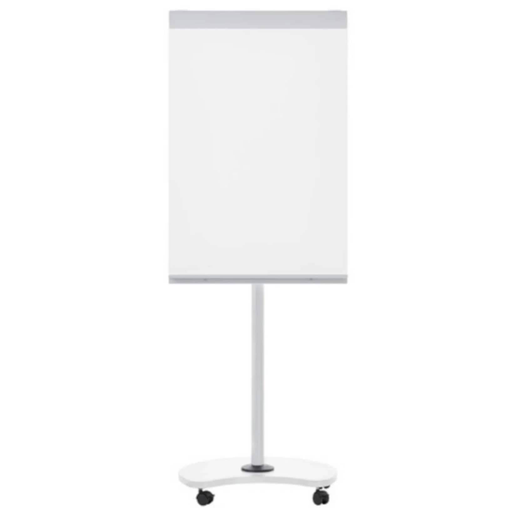 Magnetoplan Flipchart Junior Plus Mobil Weiß/Grau mit Seitenarmen