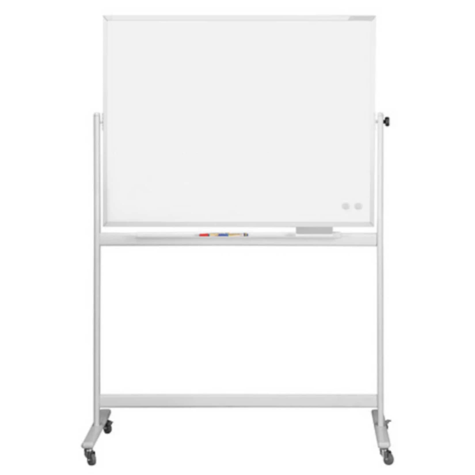 magnetoplan Design-Whiteboard SP Mobil Silber/Weiss