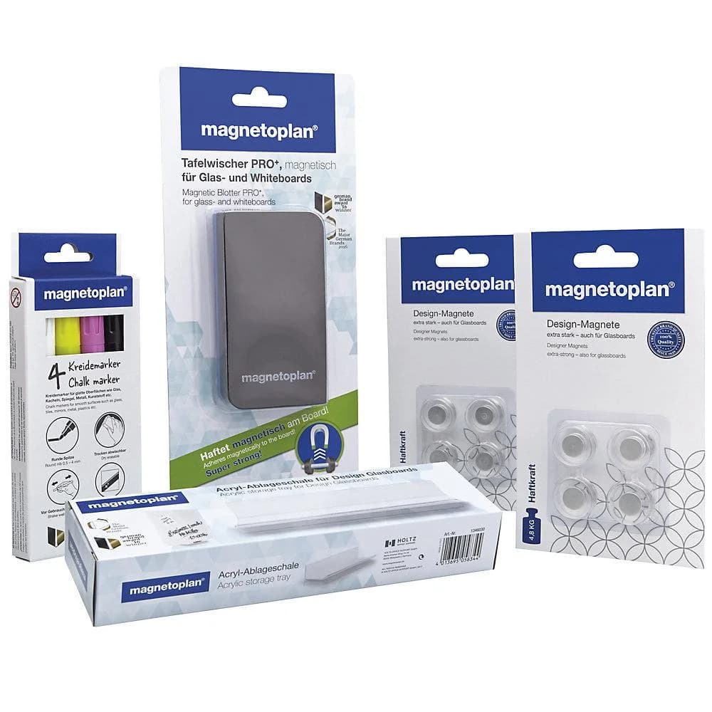 Magnetoplan Zubehör-Set für Glasboards