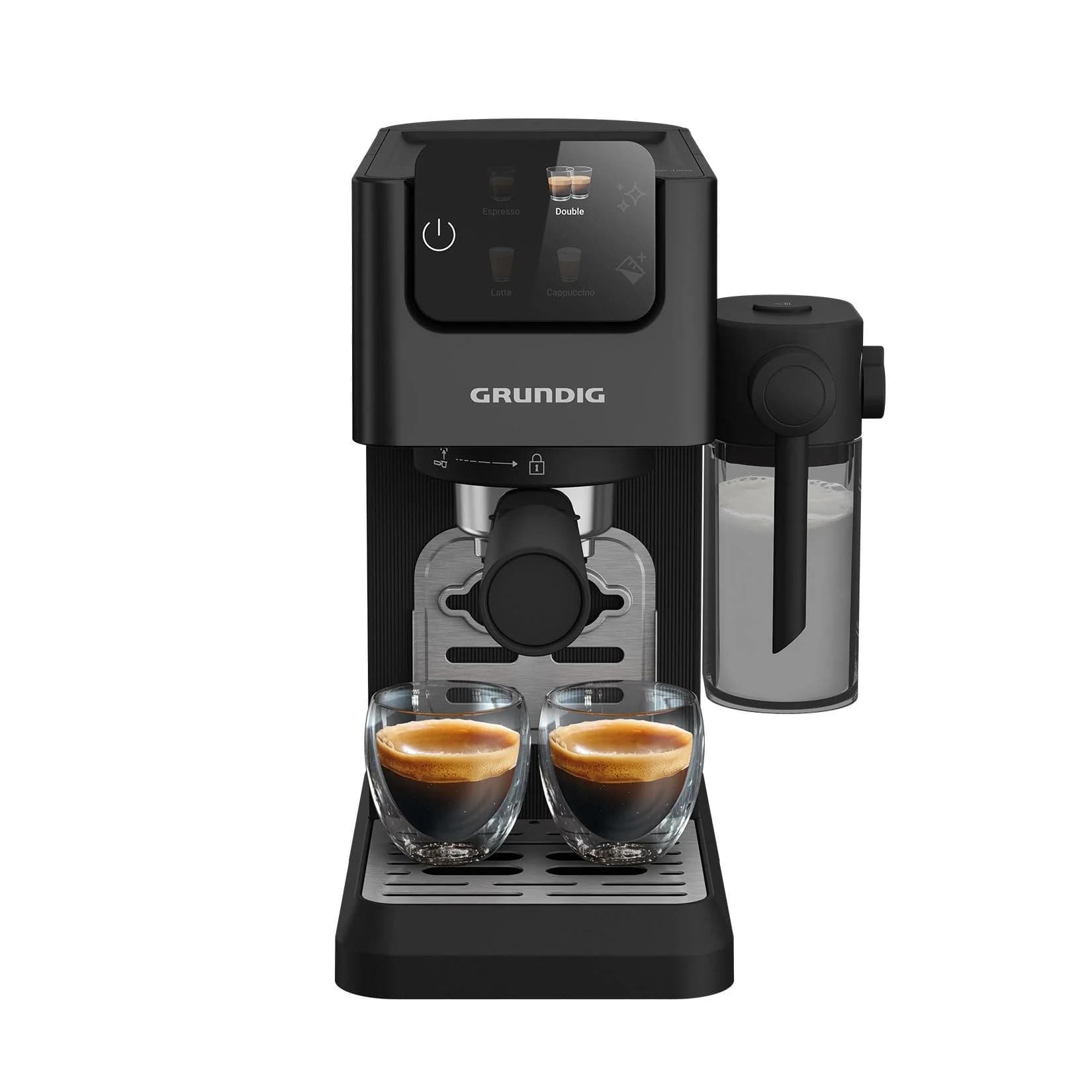 Grundig Espressomaschine KSM 5330 Schwarz mit CreamyPro™ Technologie