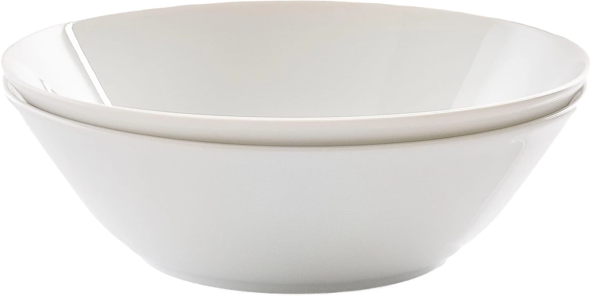 Retsch Arzberg Servierschale HEIKE WEISS 23 cm Porzellan 2er Pack