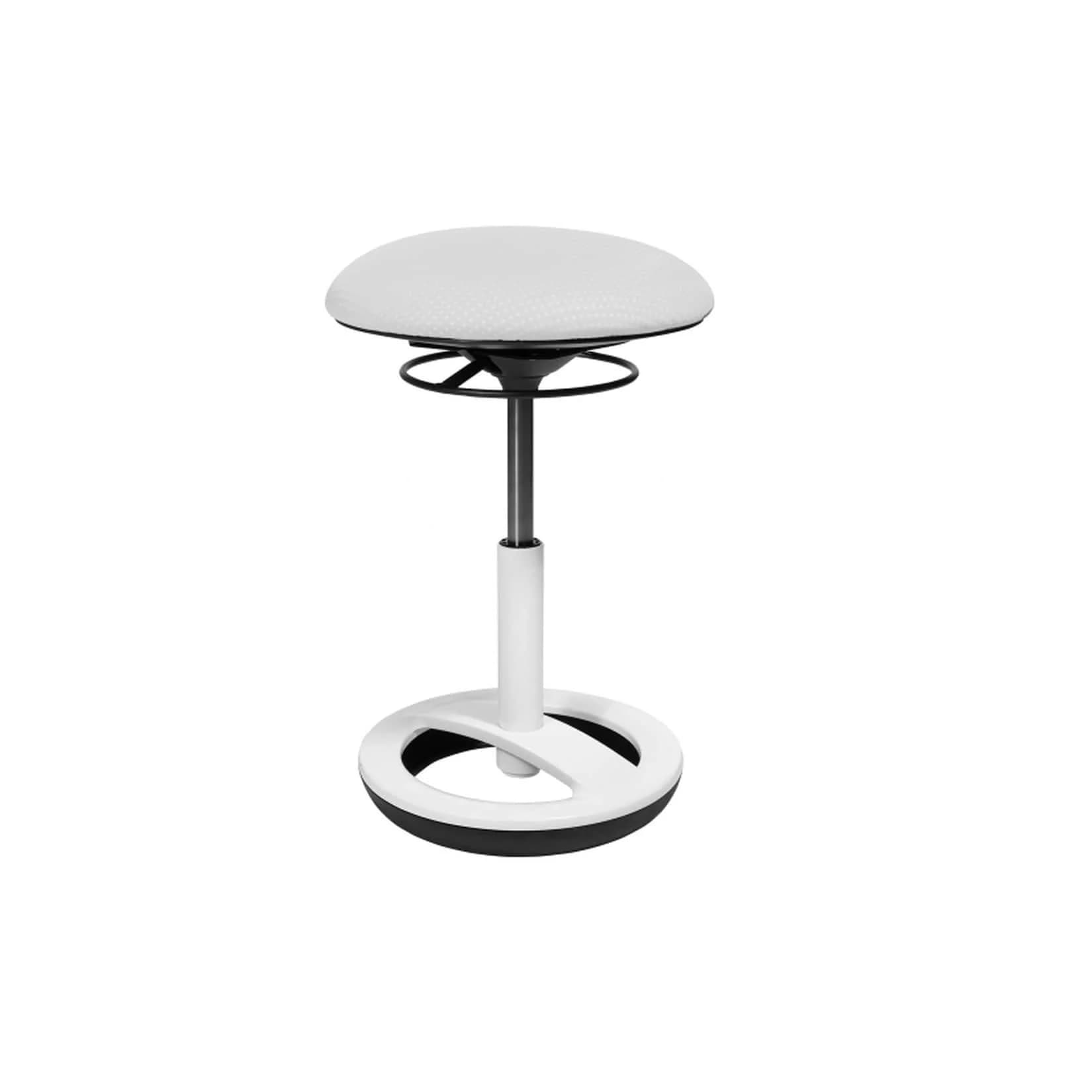 Topstar Stehhilfe SITNESS BOB Stoff Ergonomischer Fitness-Hocker Weiss