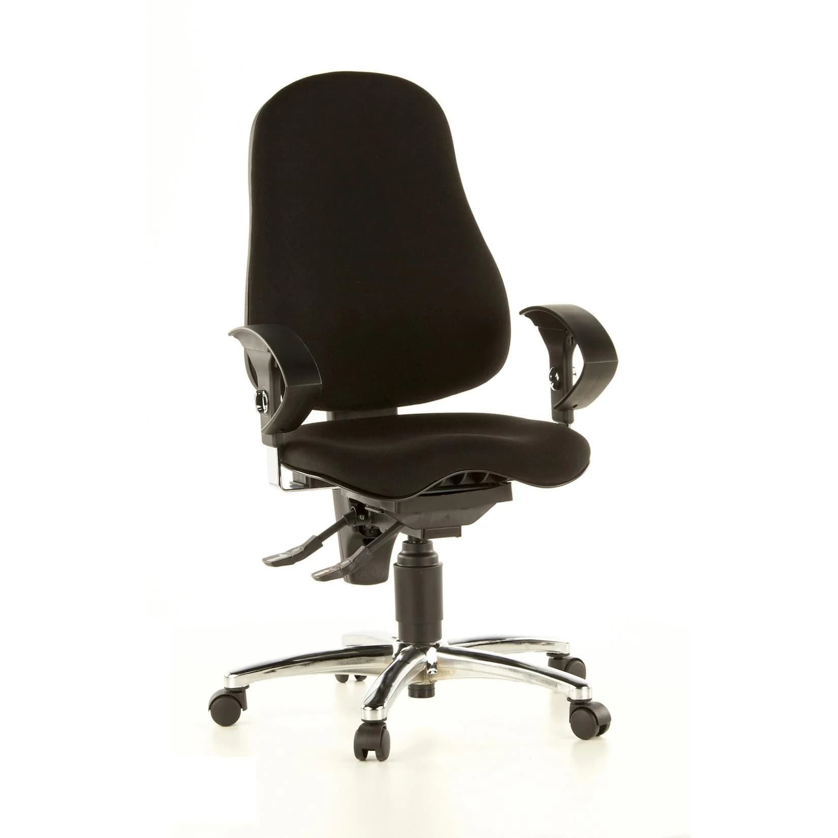 Topstar Profi Bürostuhl SITNESS 10 Schwarz mit Armlehnen