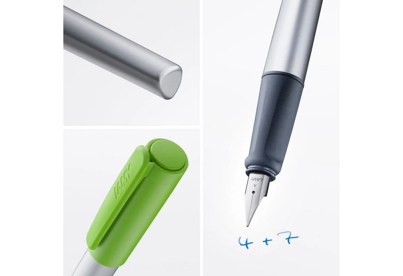 LAMY studio Füllhalter mattschwarz Metallclip Stahlfeder