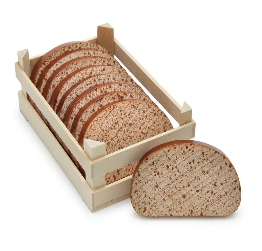 Erzi® Spiellebensmittel Brotscheibe Holz