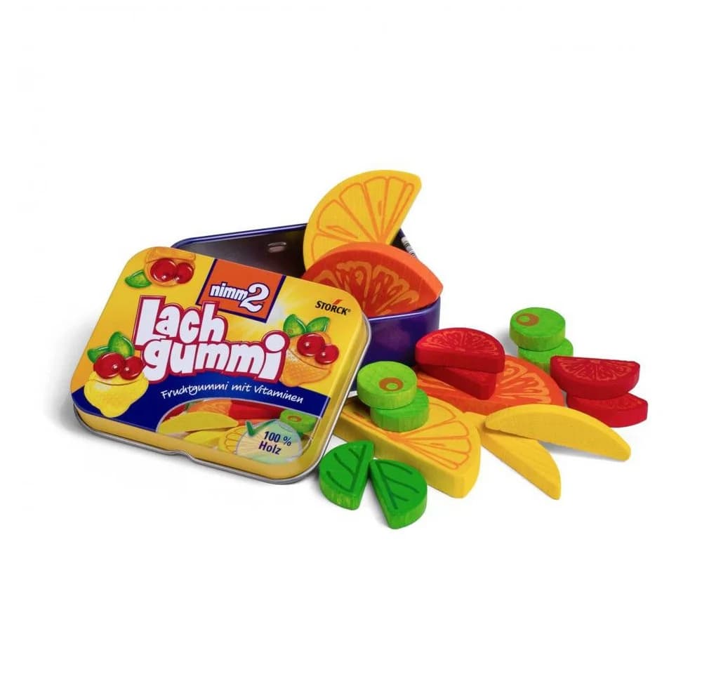 Erzi® Spiellebensmittel nimm2 Lachgummi Set 16-tlg. Bunt Holz