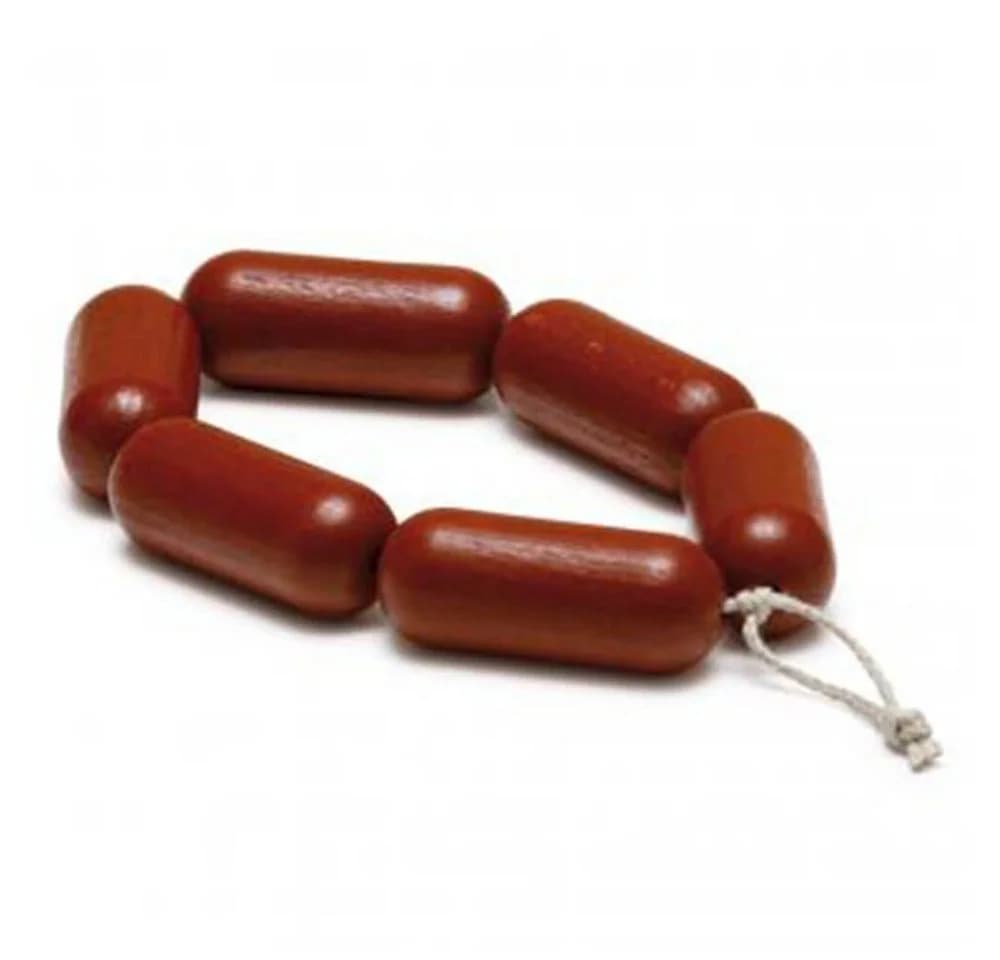Erzi® Würstchenkette Kaufladenzubehör 6-tlg. Braun