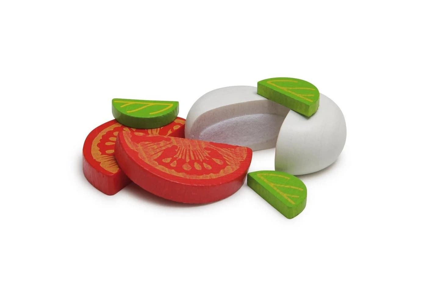 Erzi® Kaufladensortiment Mozzarella & Tomate in Dose - Bunt Holz