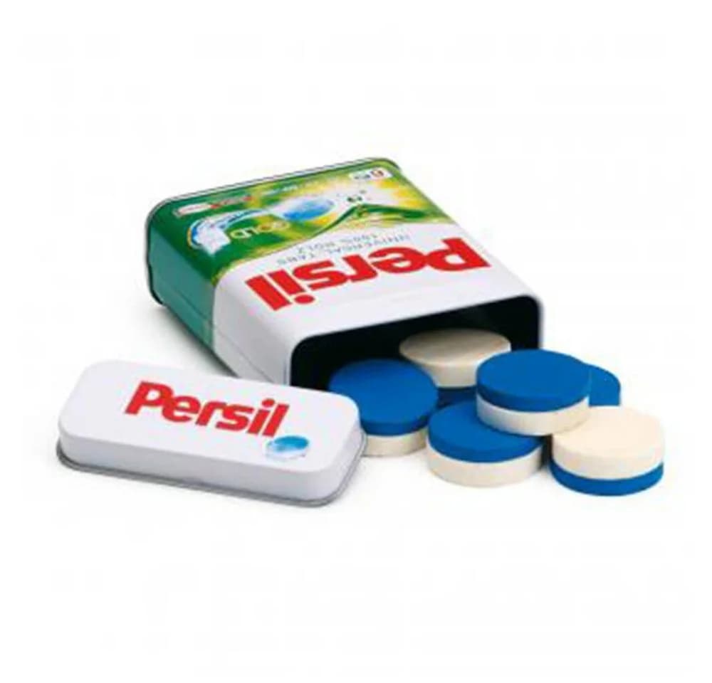 Erzi Waschmitteltabs Persil in der Dose 6-tlg. Blau/Weiß Holz