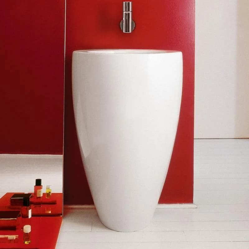 LAUFEN Alessi One Waschtisch 52x53 cm Weiß Clean Coat Ohne Überlauf
