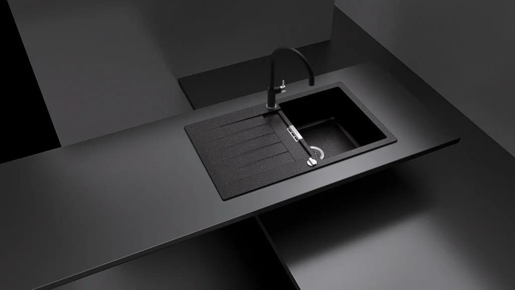 Schock Granitspüle Family Plus Rechteckig Onyx