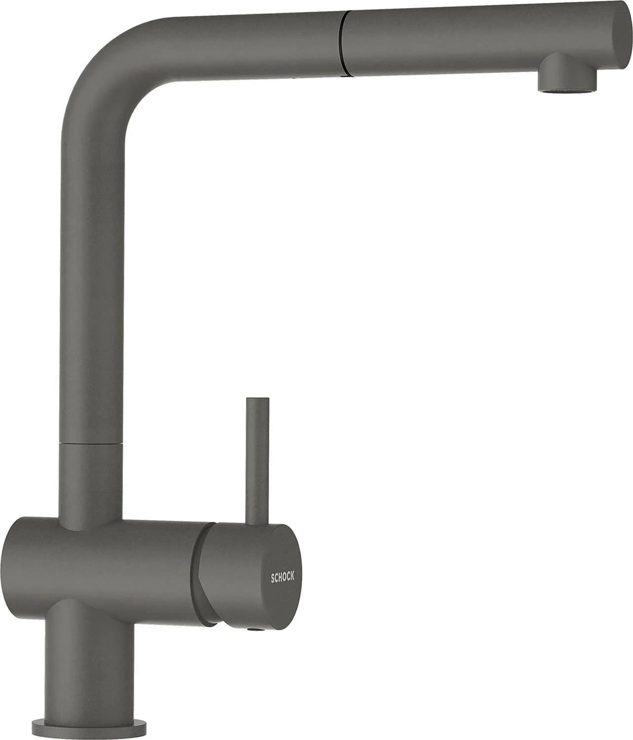 SCHOCK EPOS SB Küchenarmatur Silber Ausziehbar Messing