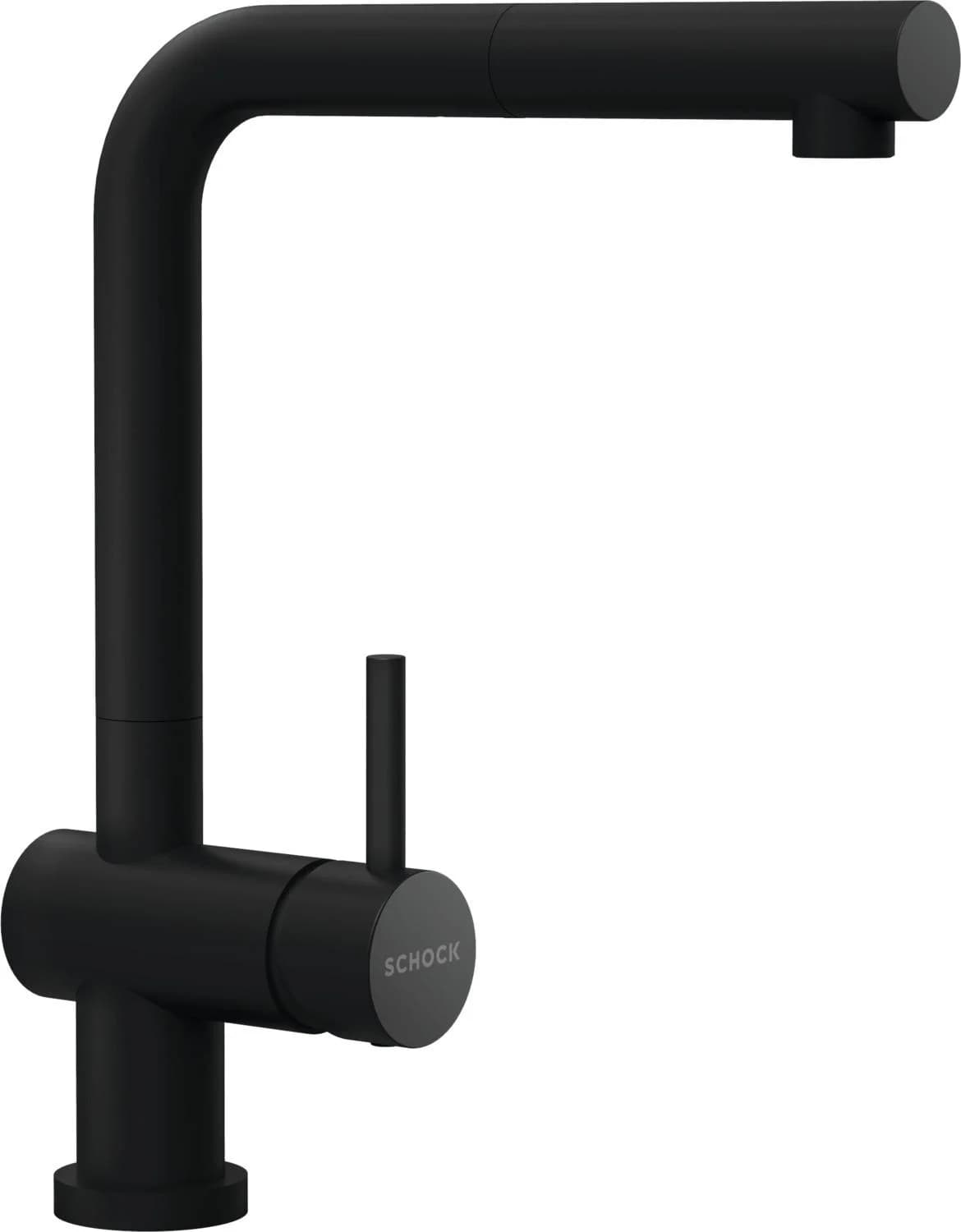 Küchenarmatur SCHOCK Epos W Schwarz Messing