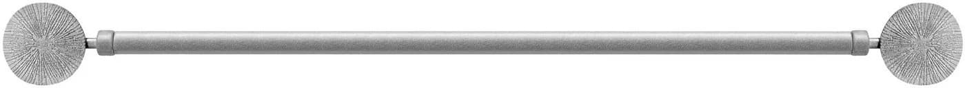 GOOD LIFE Scheibenstange 'Kreis' Silber Ausziehbar Metall