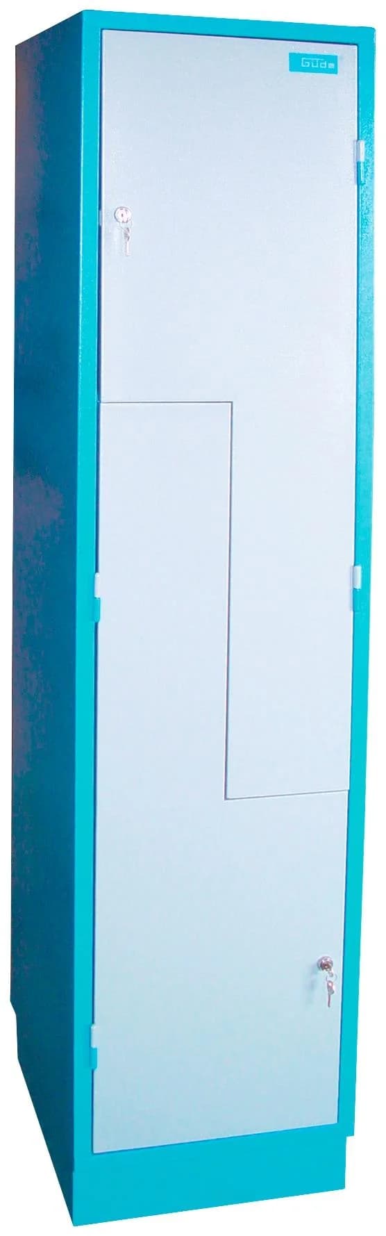 GÜDE Werkzeugschrank Z-SCHRANK Blau/Grau Stahl 41x50x192 cm abschließbar