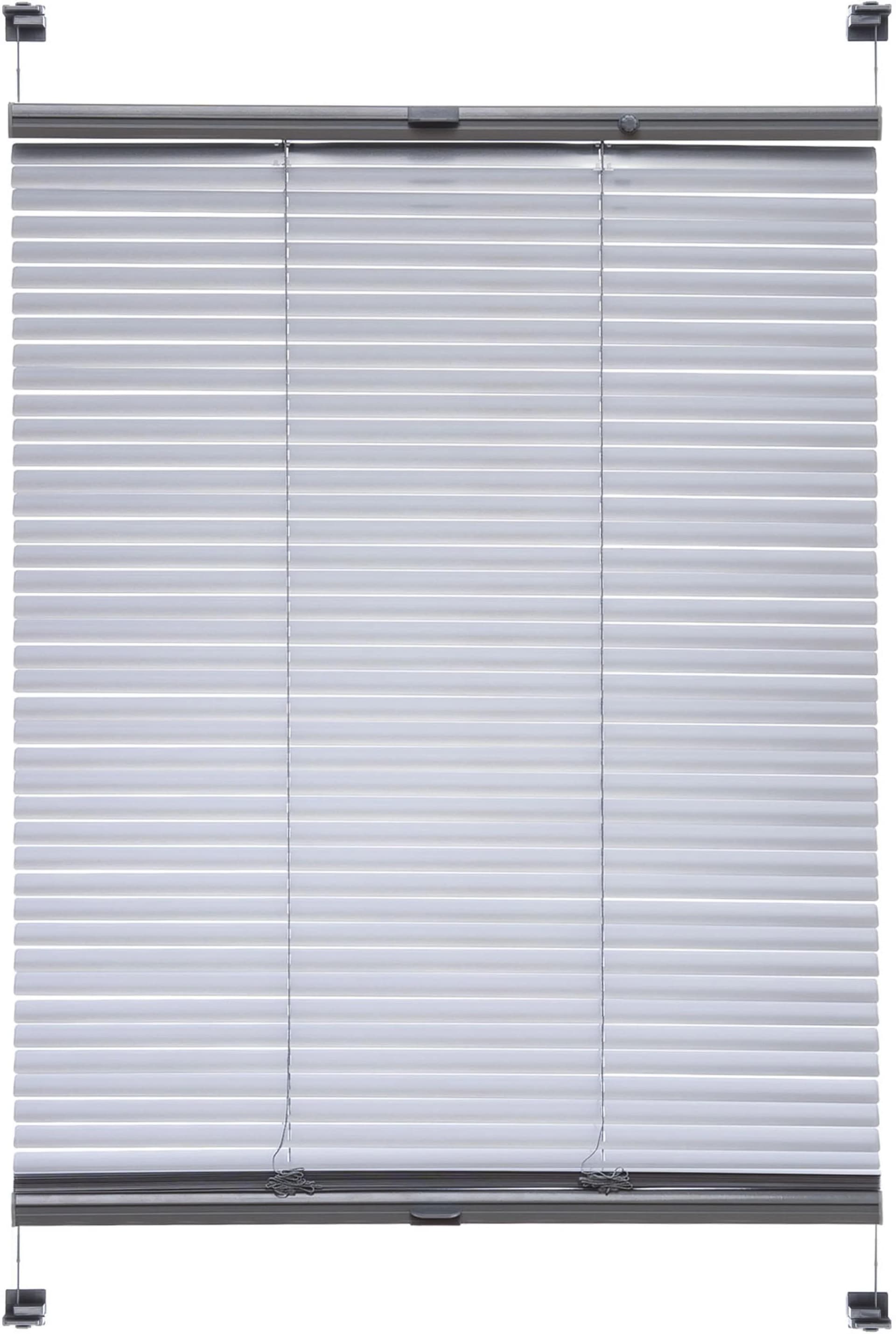 Liedeco Klemmfix-Aluminiumjalousie Silber 60x130 cm