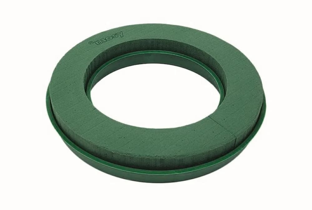mosy Steckschaum-Kranz 40 cm mit Wasserspeicher