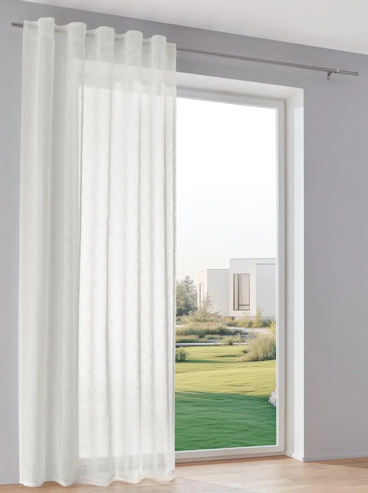HEINE HOME Gardine sanft weiß Polyester 290x225 cm