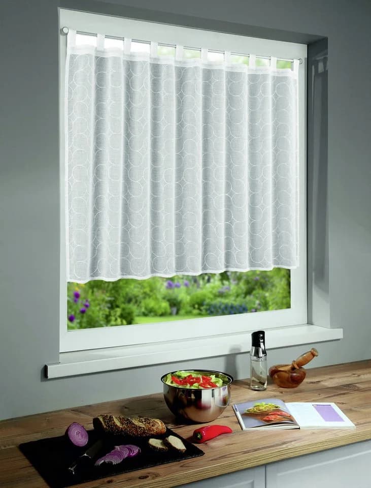 Neusser Collection Schlaufenpanneau Joceline Weiß 85 x 140 cm