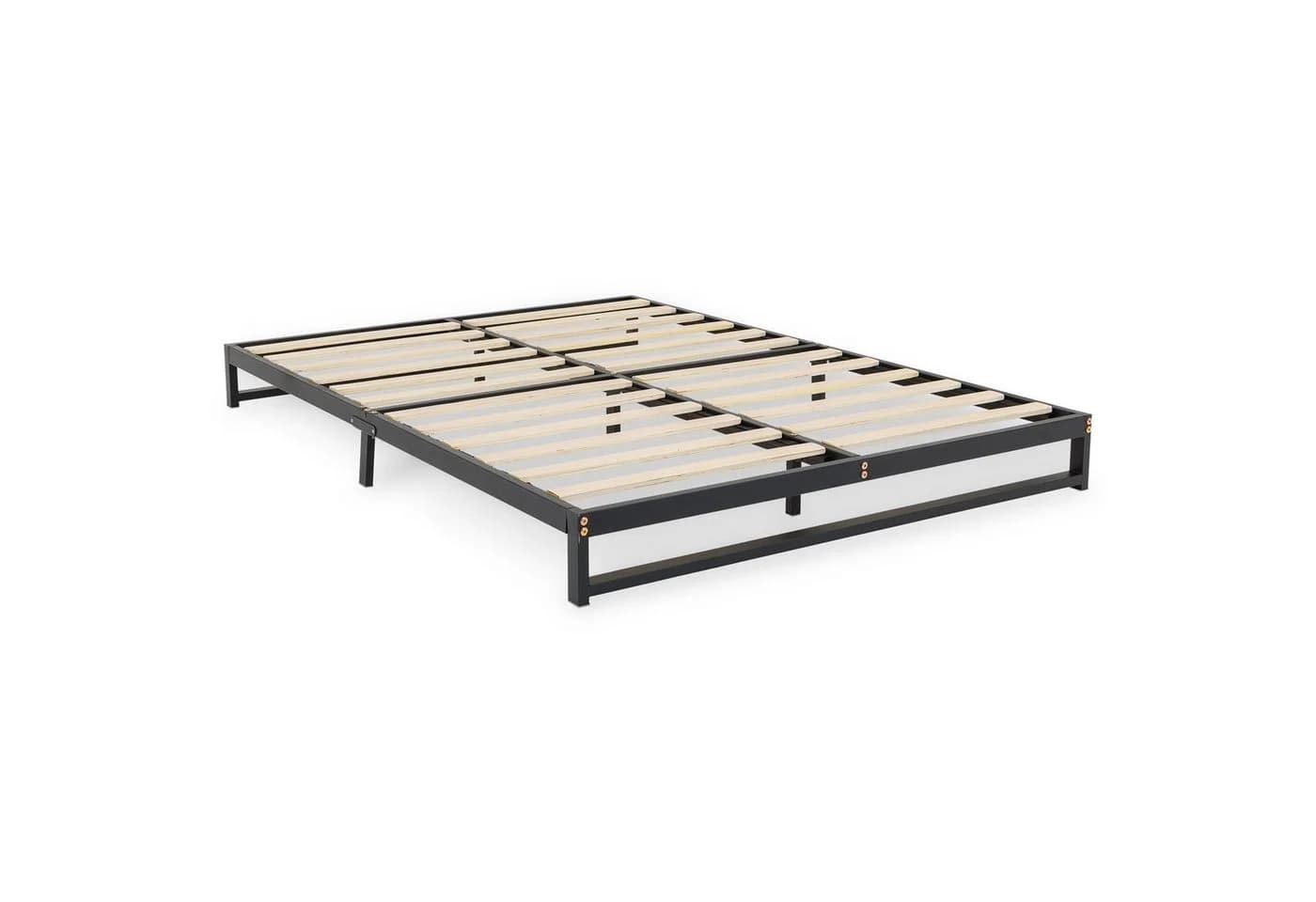 IDIMEX Futonbett MITI Schwarz Metallgestell mit Lattenrost