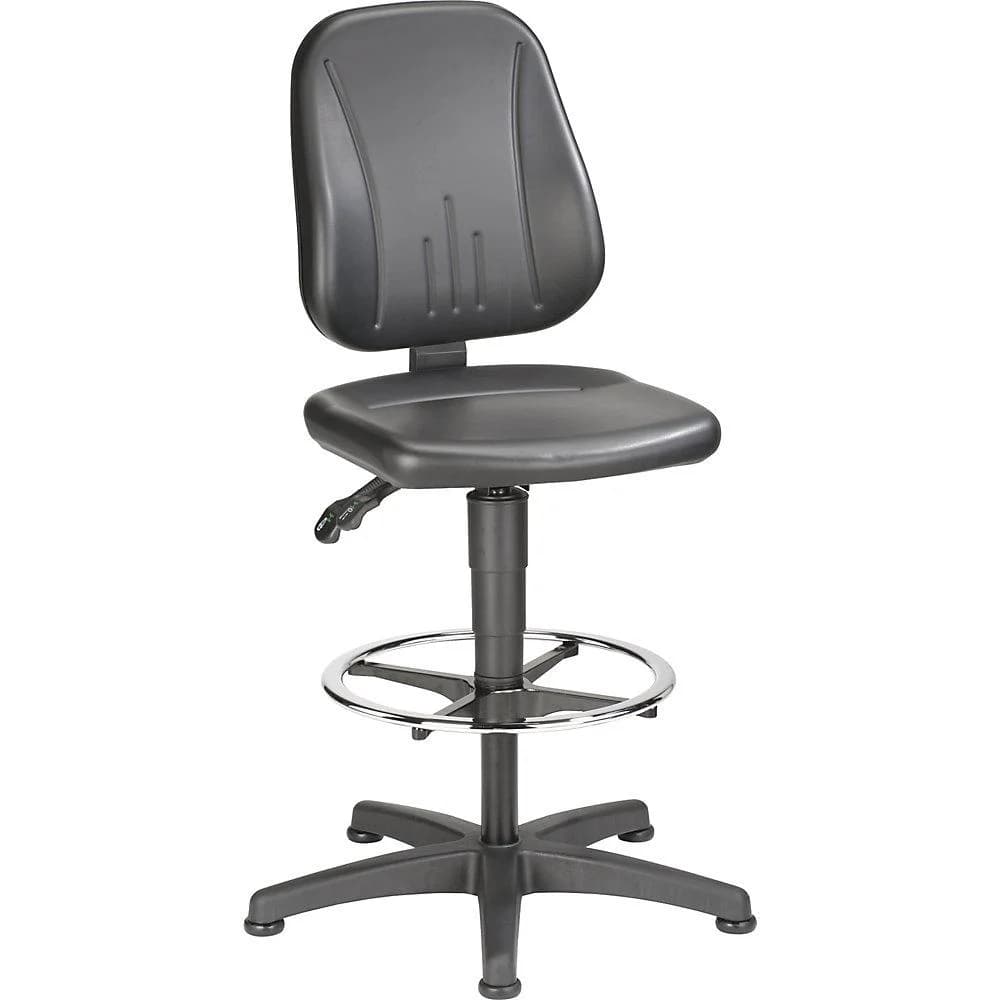 bimos Arbeitsdrehstuhl Unitec Kunstleder Schwarz