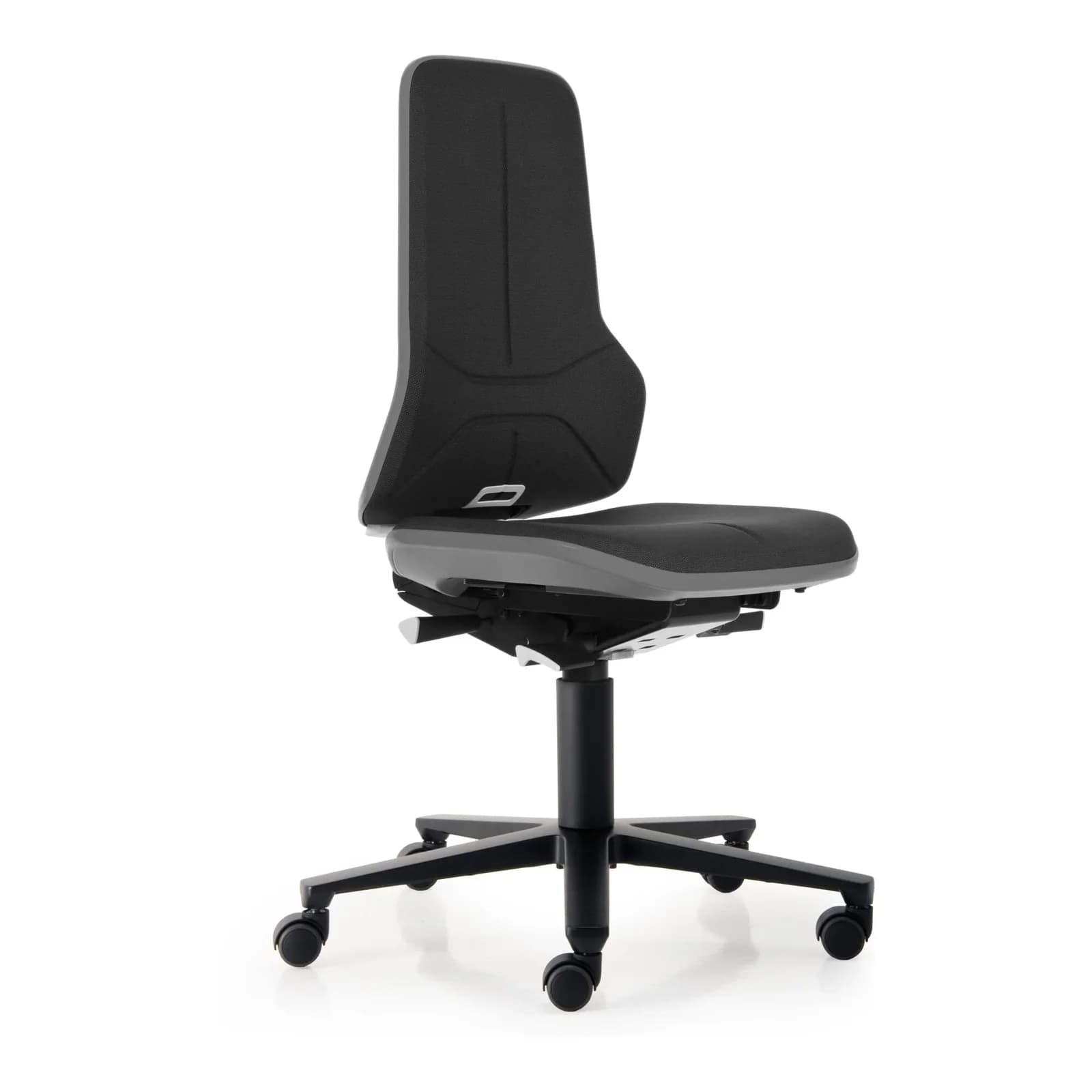 bimos Neon Arbeitsdrehstuhl mit Rollen Supertec Flexband grau