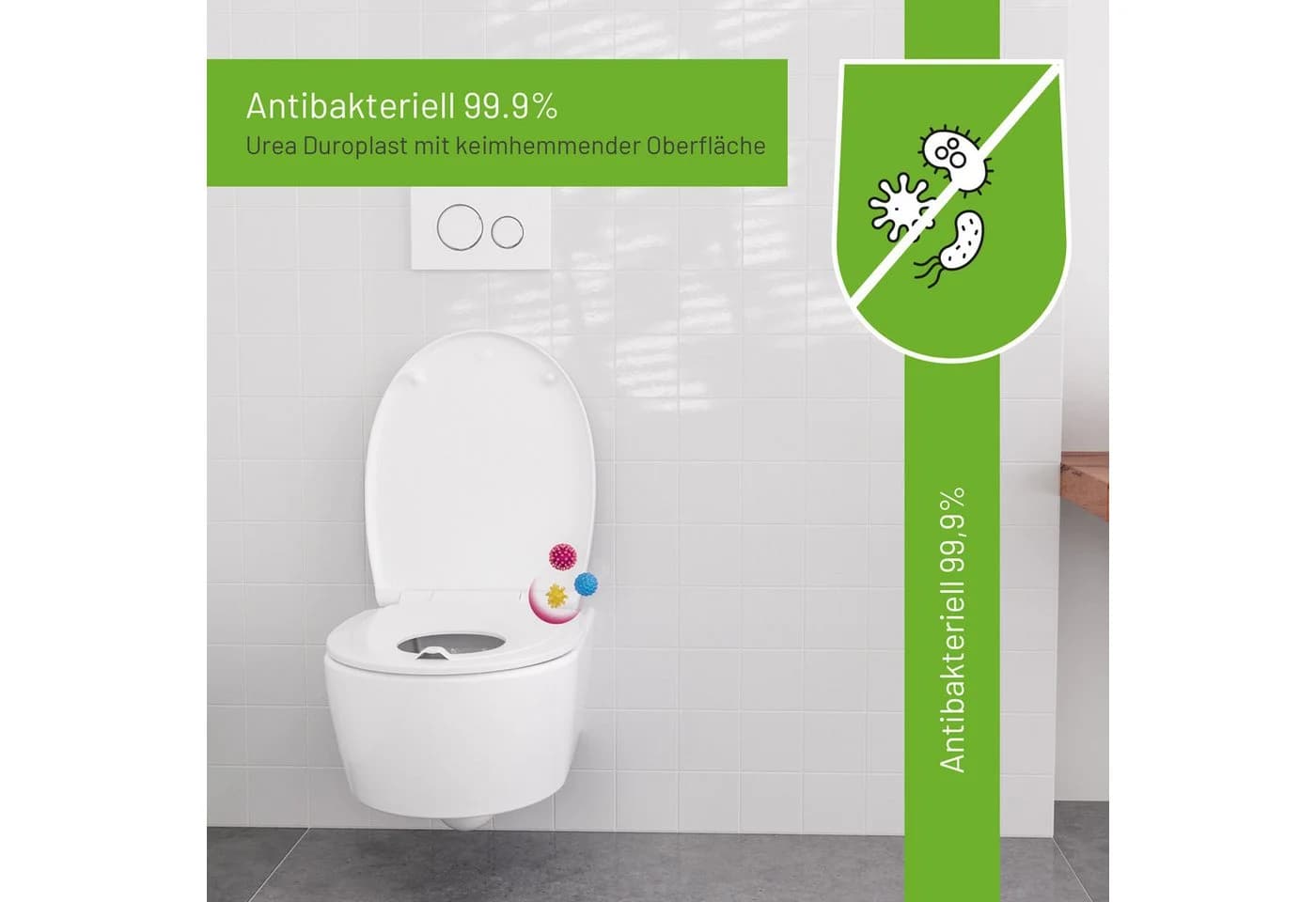 LUVETT Kinder-WC-Sitz C490 mit Softclose & Kindersitz