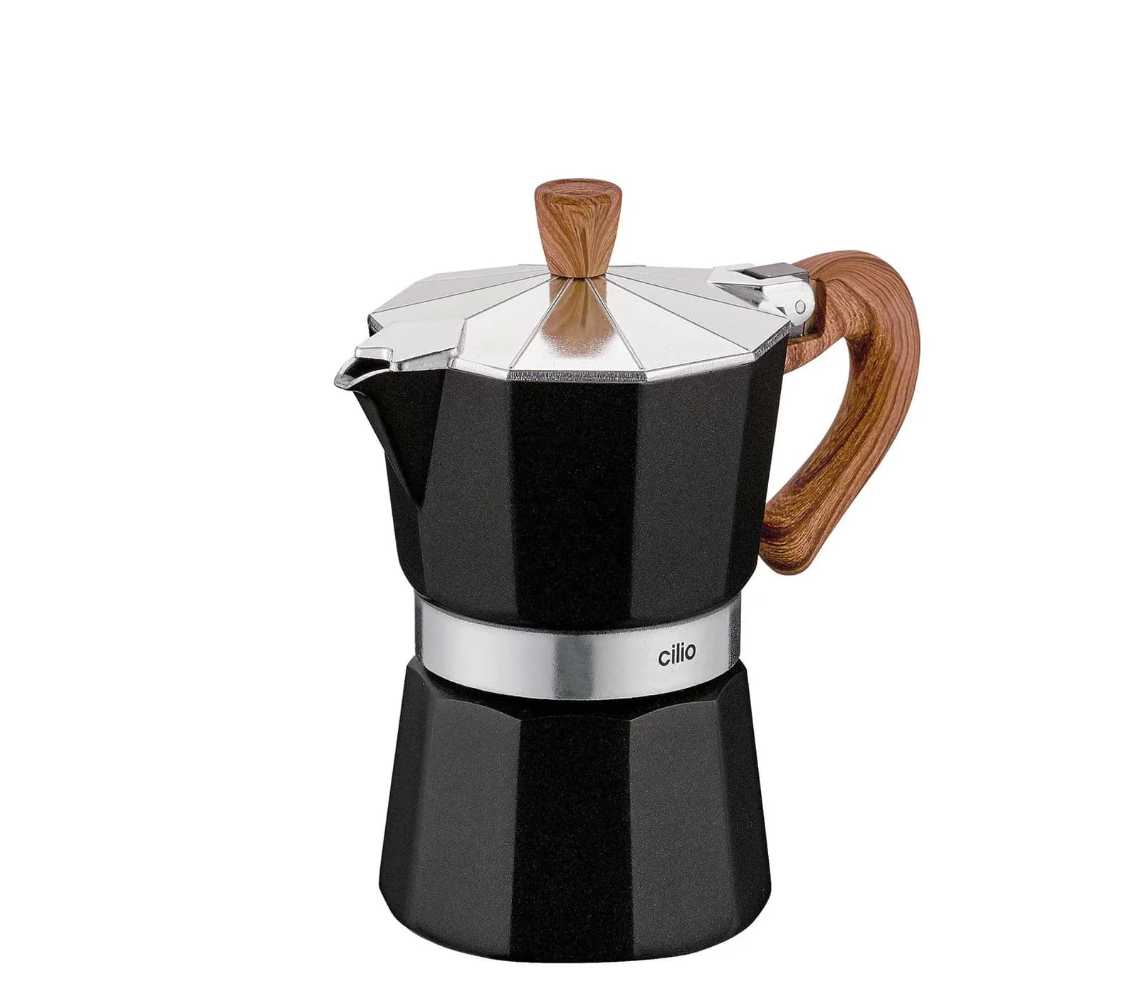 Espressokocher cilio CLASSICO NATURA Schwarz