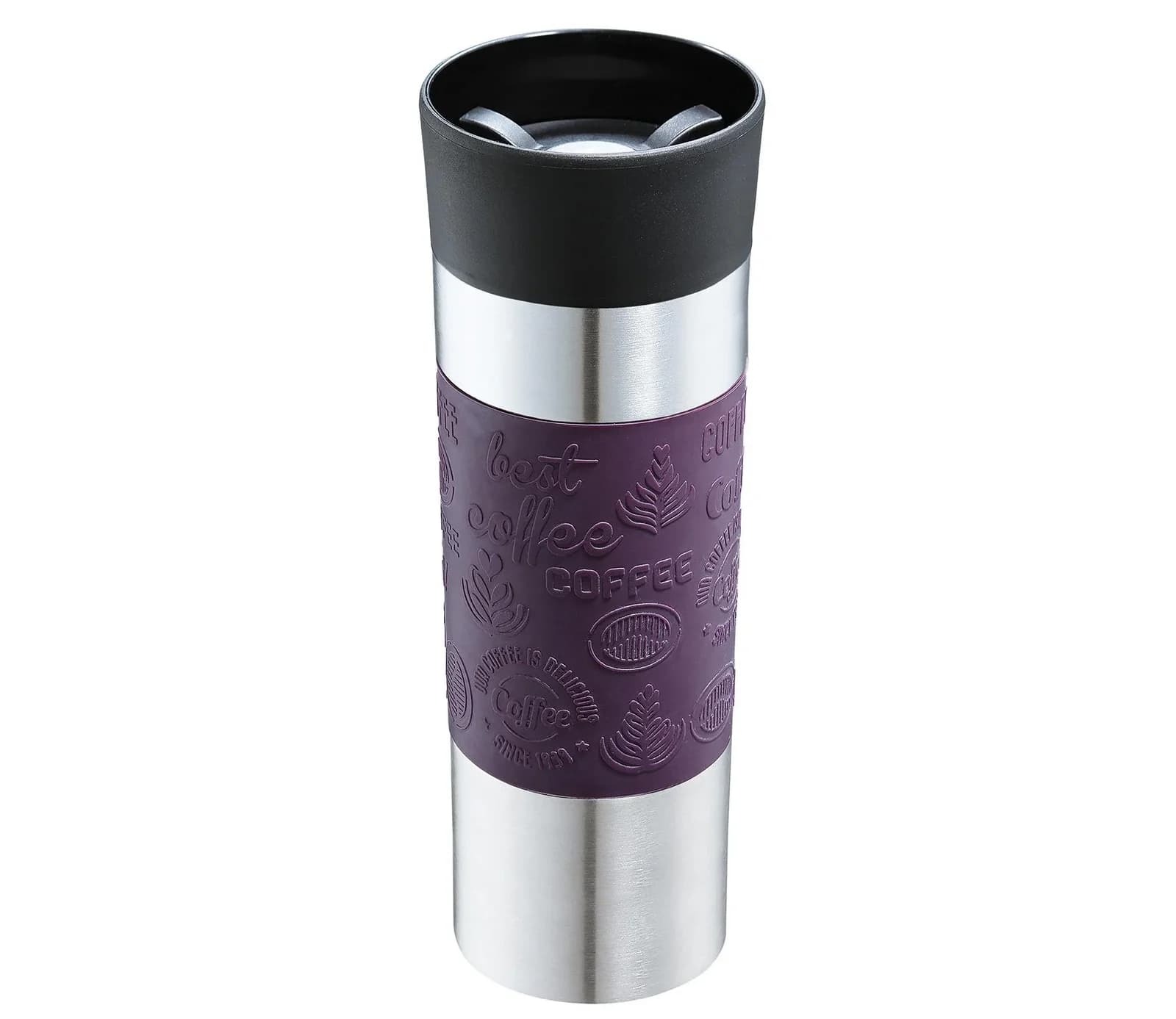 Isolierbecher cilio VIAGGIO 500ml Silber Violett