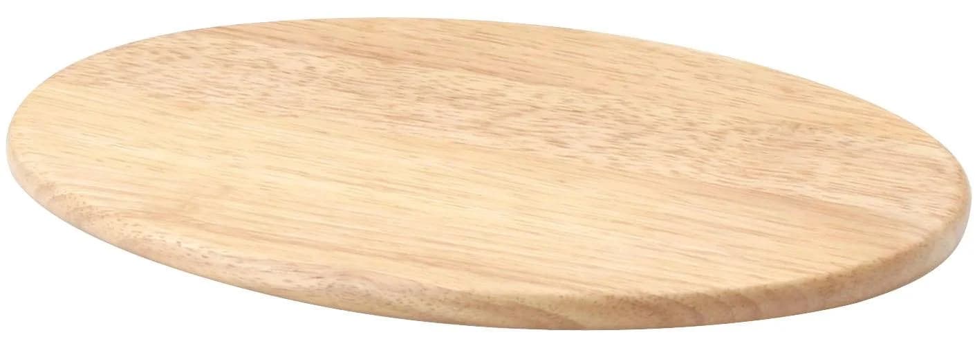 Schneidebrett CONTINENTA Braun Holzwerkstoff Oval