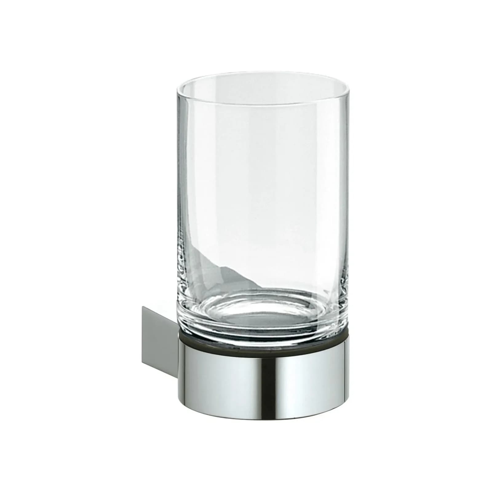 Keuco Glashalter Plan mit Echtkr.-Glas und Halter, verchromt